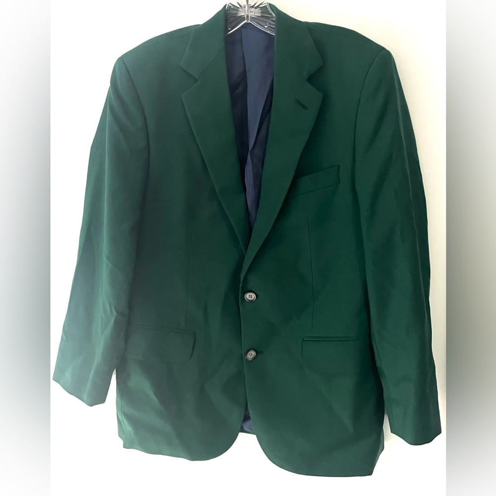 Maus & Hoffman Men's Green Cashmere Blazer - Picture 2 of 9